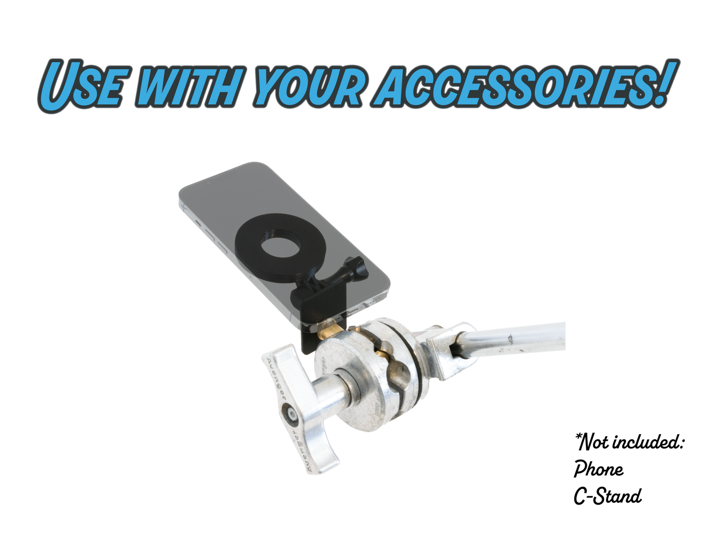 MagSafe® Magnetic Phone Holder with Adjustable Tilt / Phone Tripod Mount / Kickstand / Compatible with iPhone and MagSafe Phones and Cases